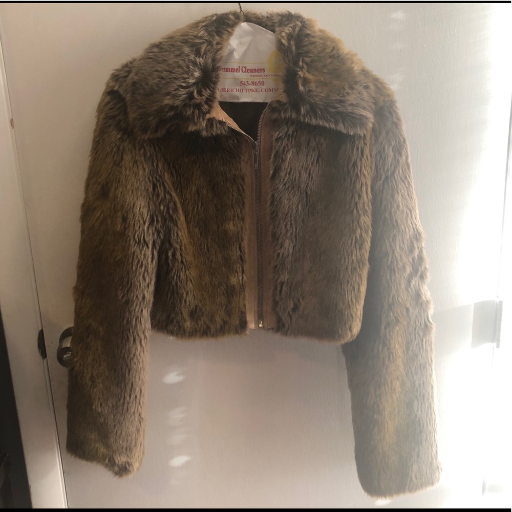 Wet seal fake fur